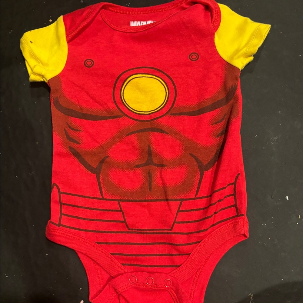 Iron Man Onesie size 3-6 months like new